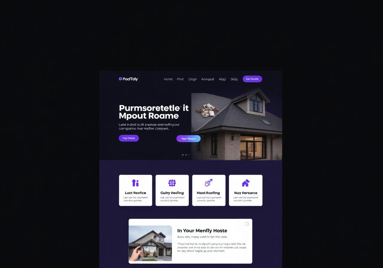 Roofing Company Website